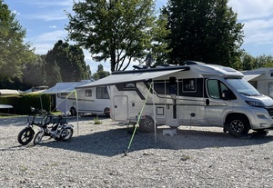 80m² Kiesstellplatz  Länge 9,00 m